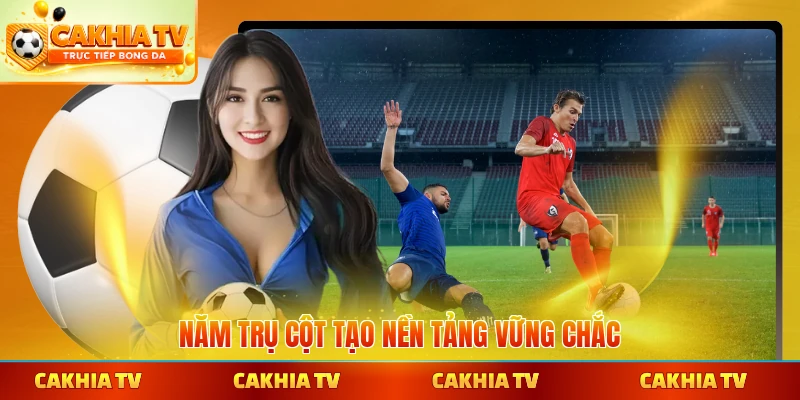 Năm trụ cột tạo nền tảng vững chắc mà đội hình xây dựng với mọi trường hợp